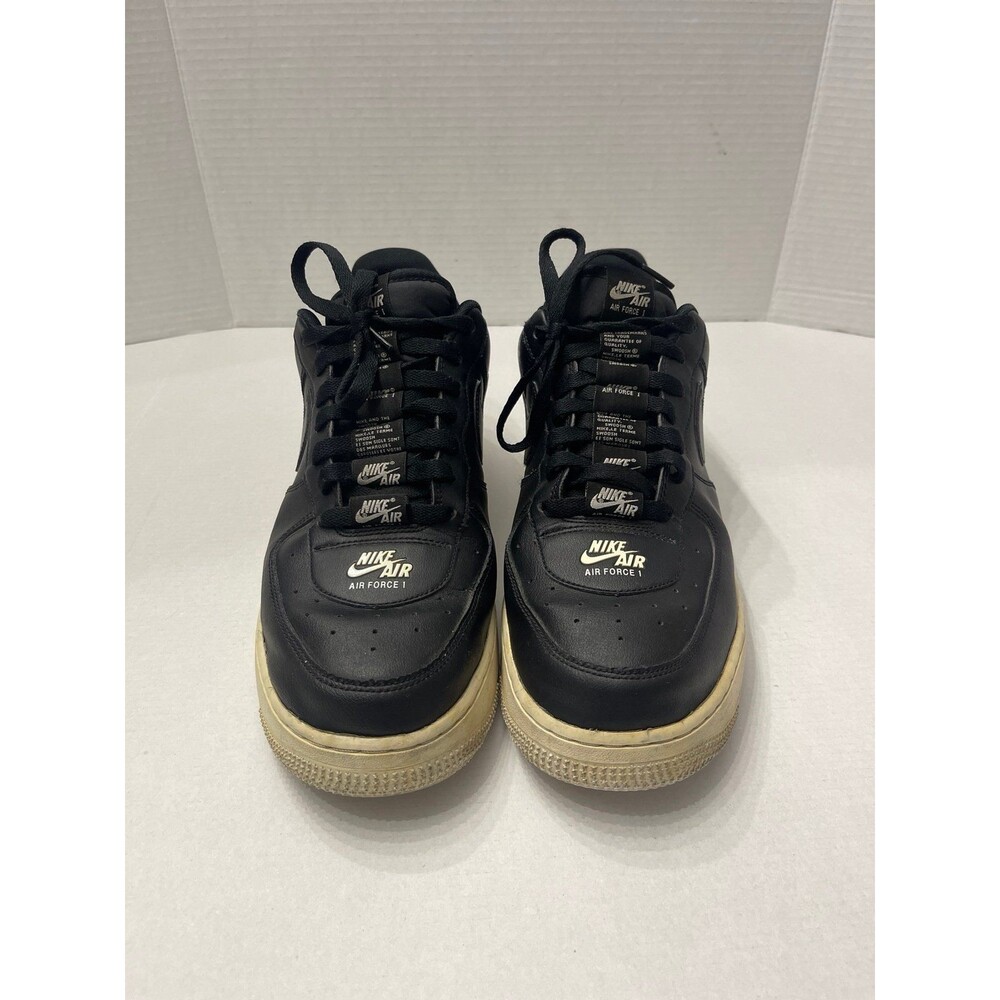 Nike Air Force 1 Double Air Low Black White CJ1379-001 Men's Size 11